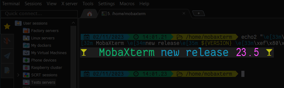 MobaXterm new version 23.5