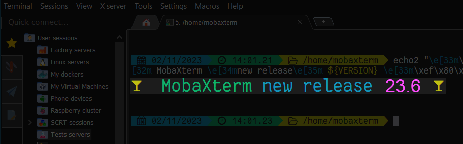 MobaXterm new version 23.6