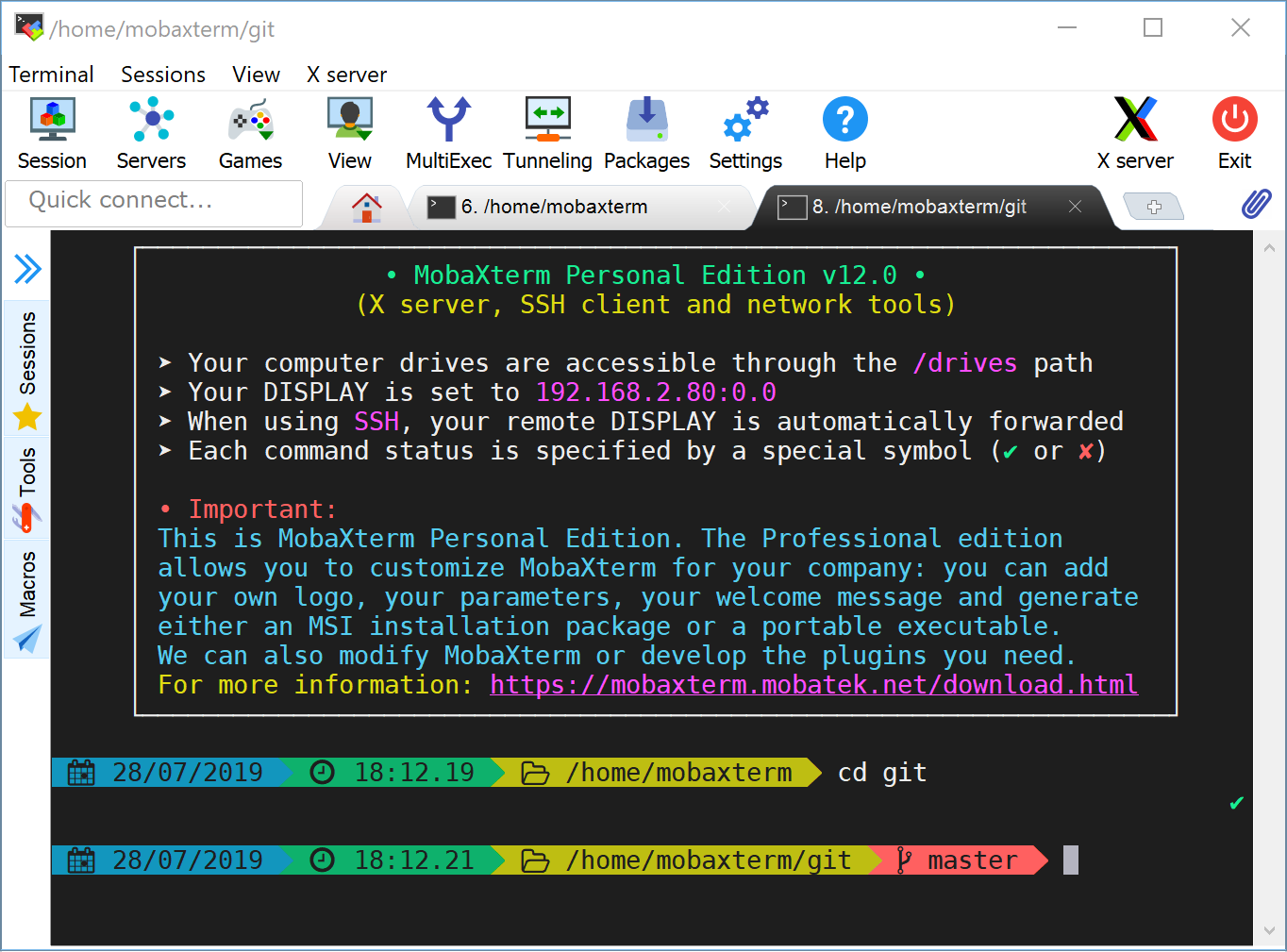 download the new version for android MobaXterm Professional 23.2